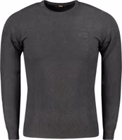 Black Viscose Sweatshirt 1