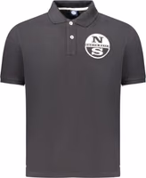 Black Cotton Men Polo 1