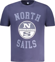 Blue Cotton Men's T-Shirt 1