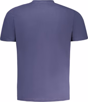 Blue Cotton Men's T-Shirt 3