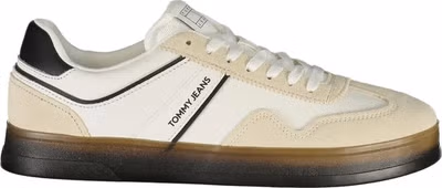 White Polyurethane Men's Sneaker