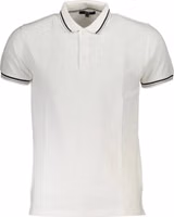 White Cotton Men Polo Shirt 1