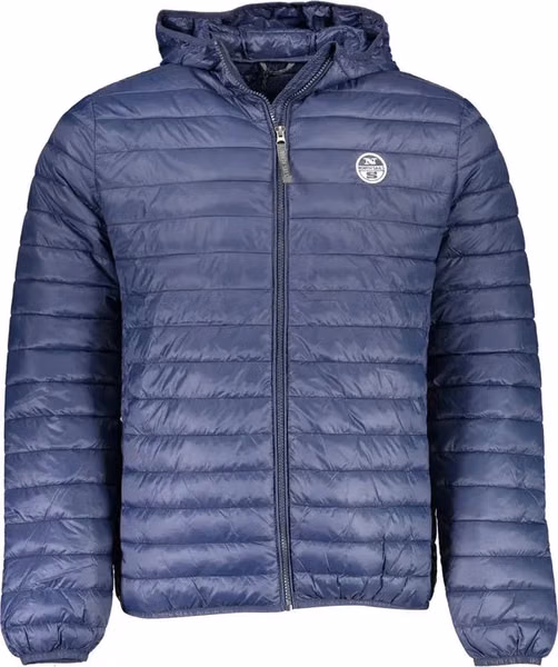 Blue Polyamide Men's Jacket