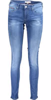 Blue Cotton Women Jeans 1