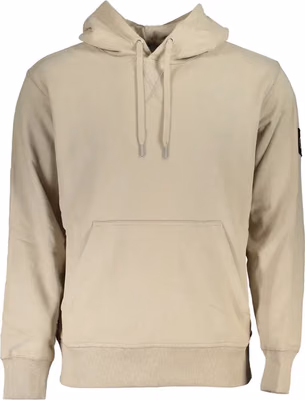 Beige Cotton Men's Sweatshirt