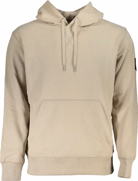 Beige Cotton Men's Sweatshirt
