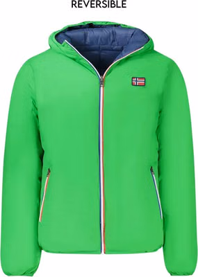 Verde Poliammide Men's Reversible Jacket