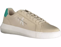 Beige Leather Men's Sneaker 2