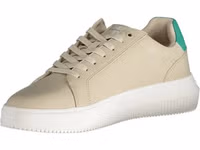Beige Leather Men's Sneaker 3