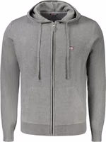 Brown Polyester Men Cardigan 1