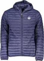 Blue Polyamide Men Jacket 1