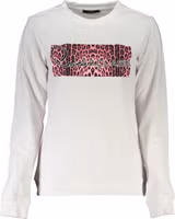 White Cotton Women Sweatshirt 1