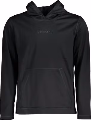Black Polyester Men's Hoodie