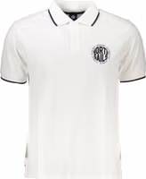 White Cotton Men Polo 1