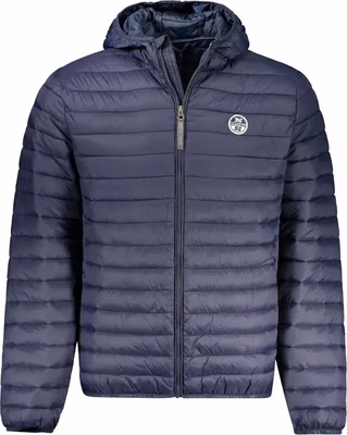 Blue Polyamide Men's Jacket