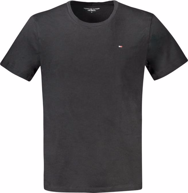 Black Cotton Men's T-Shirt