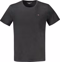 Black Cotton Men's T-Shirt 1
