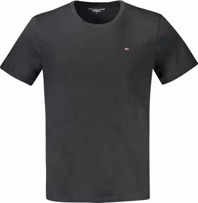 Black Cotton Men's T-Shirt