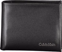 Black Polyurethane Men Wallet 1