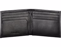 Black Polyurethane Men Wallet 3