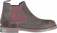 Gray Leather Men's Boot 1