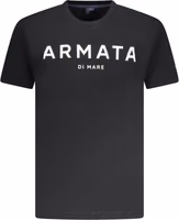 تي شيرت رجالي أسود من القطن 1