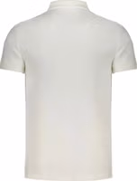 White Cotton Mens Polo Shirt 2