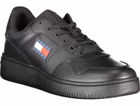 Black Leather Men's Sneaker 2