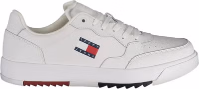 White Polyurethane Men's Sneaker