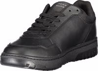 Black Leather Men Sneaker 3