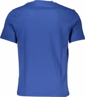 Blue Cotton Men's T-Shirt 2