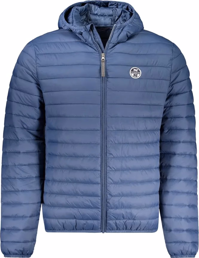 Blu Poliammide Men's Jacket