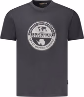 Black Cotton Men T-Shirt 1