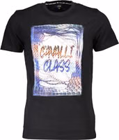 Black Cotton Men's T-Shirt 1