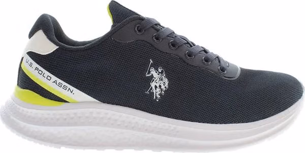 Blue Polyester Men's Sneaker