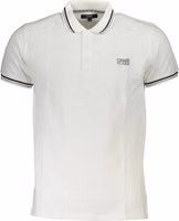 White Cotton Men Polo Shirt 1
