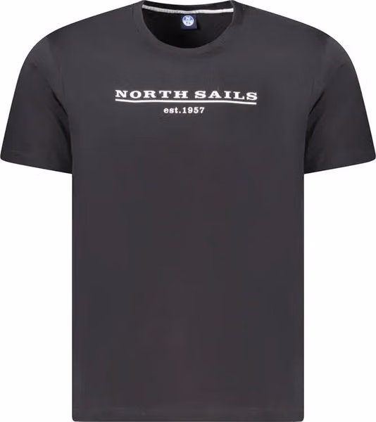 Black Cotton Men's T-Shirt