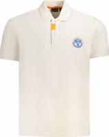 White Cotton Men Polo 1