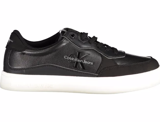 Nero Polyurethane Men Sneaker