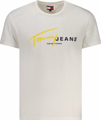 White Cotton Men's T-Shirt