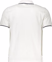 White Cotton Men's Polo Shirt 2