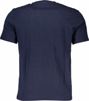 Blue Cotton Men's T-Shirt 2