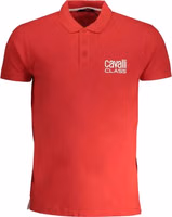 Red Cotton Men Polo Shirt 1