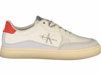 White Polyurethane Men Sneaker 1