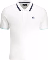 White Cotton Men's Polo Shirt 1