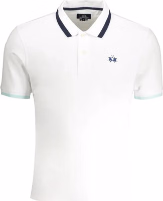 White Cotton Men's Polo Shirt