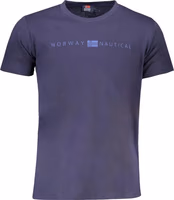 Blue Cotton Men T-Shirt 1