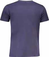 Blue Cotton Men T-Shirt 2