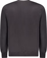 Black Cotton Men's Sweatshirt 2