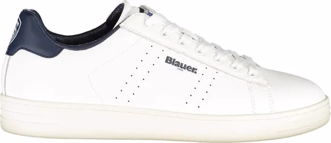 Bianco Polyurethane Men Sneaker